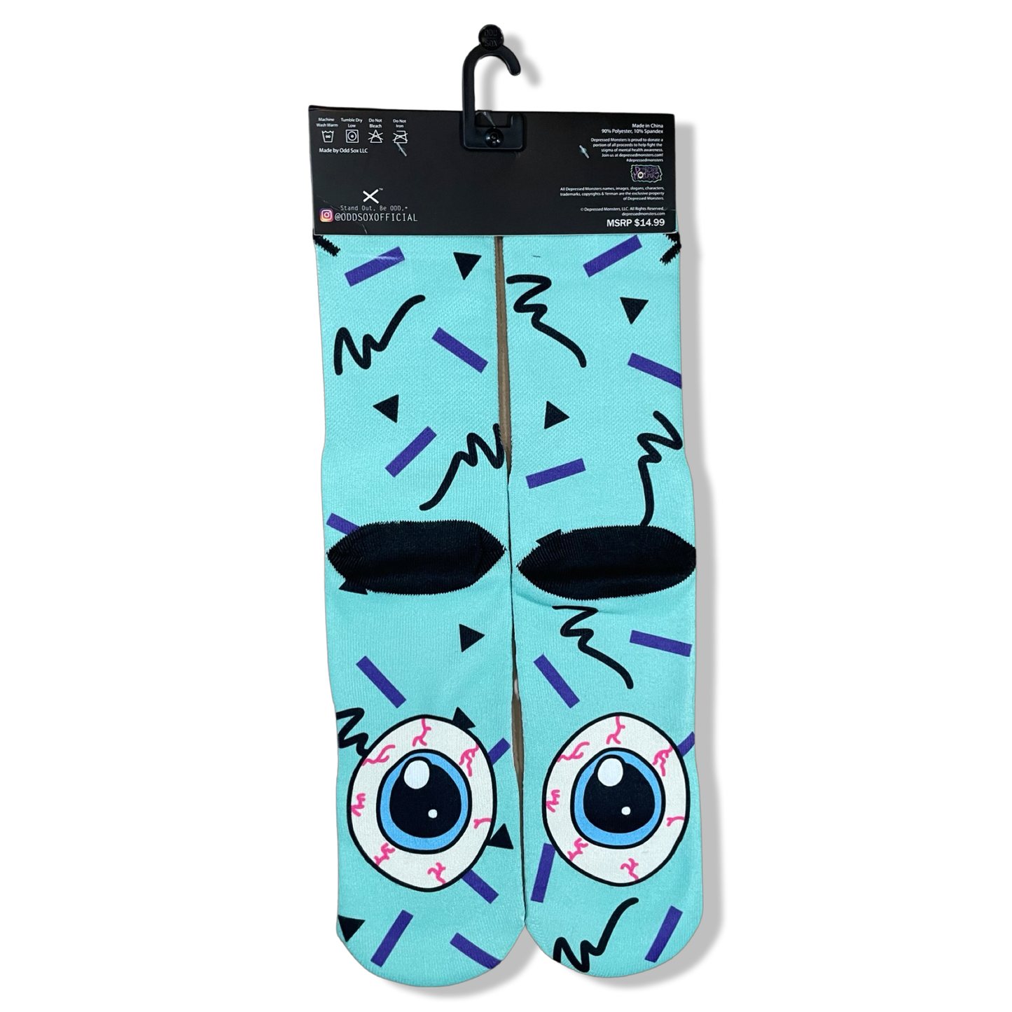 Depressed Monsters Odd Sox Collab - Eyeball freeshipping - Depressed Monsters