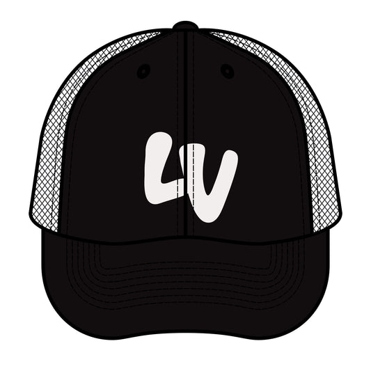 Retro Trucker Hat with 'LV' Design - Stylish Casual Headwear for Everyday Adventures