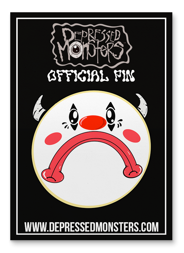 Clowny Frowny Pin