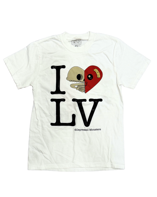 I <3 LV Puff Print T-Shirt